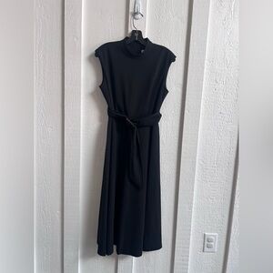 Calvin Klein Elegant Black Sleeveless Dress - 8